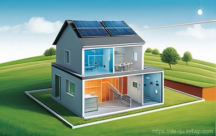 지열 냉난방 시스템의 설치 후 성과 기록 - **Prompt 1: Cozy Geothermal Comfort in a Modern German Home**
    "A warmly lit, inviting interior o...