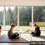 지열 냉난방 시스템의 유용성 및 안전성 - **Prompt Title:** Cozy German Home with Geothermal Comfort

    **Image Prompt:** A warm and invitin...